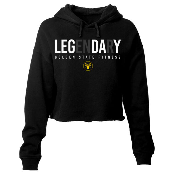 LEGENDARY LEG DAY - WOMEN'S CROP HOODIE - $PTDE4Q$ Thumbnail