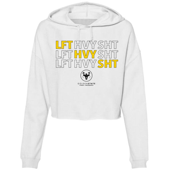 LFT HVY SHT - WOMEN'S CROP HOODIE - $YA367B$ Thumbnail